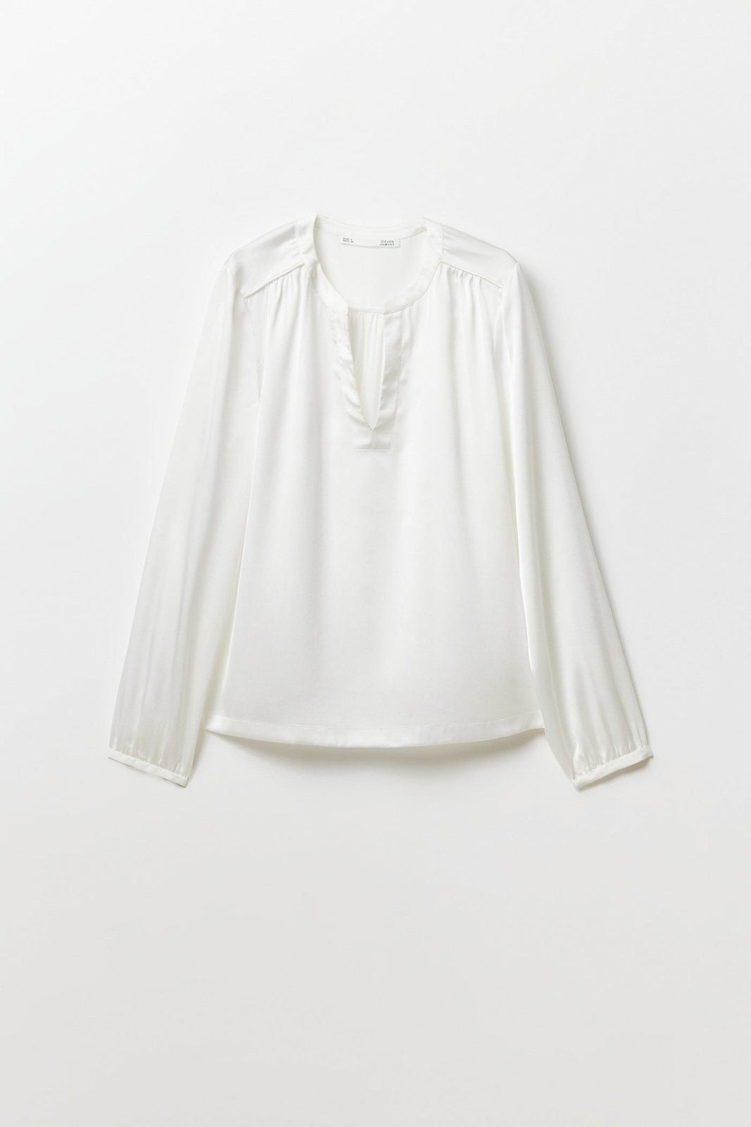 Sfera Basic long-sleeved top - White 6 Shaws Department Stores