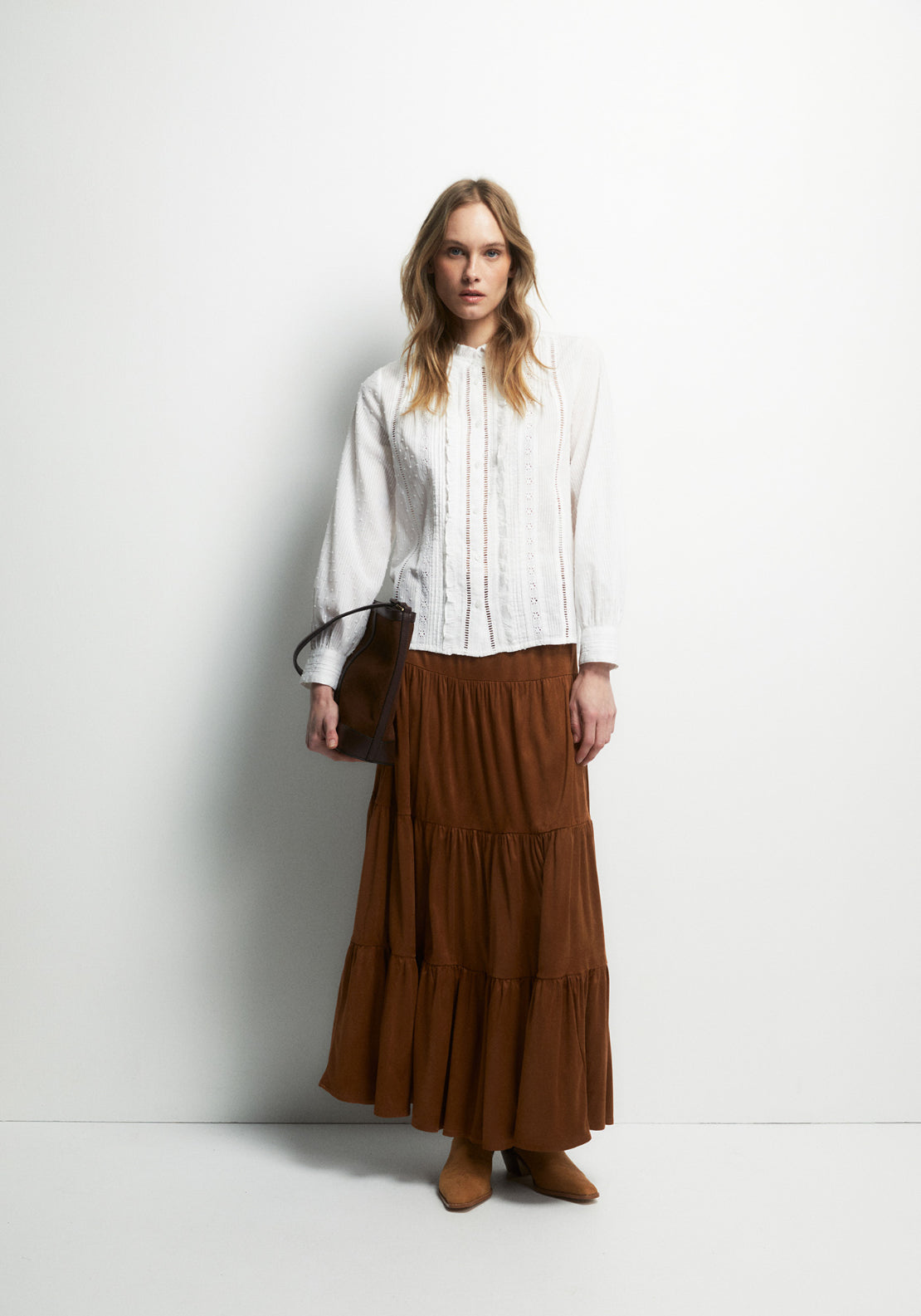 Romantic-Style Shirt - White