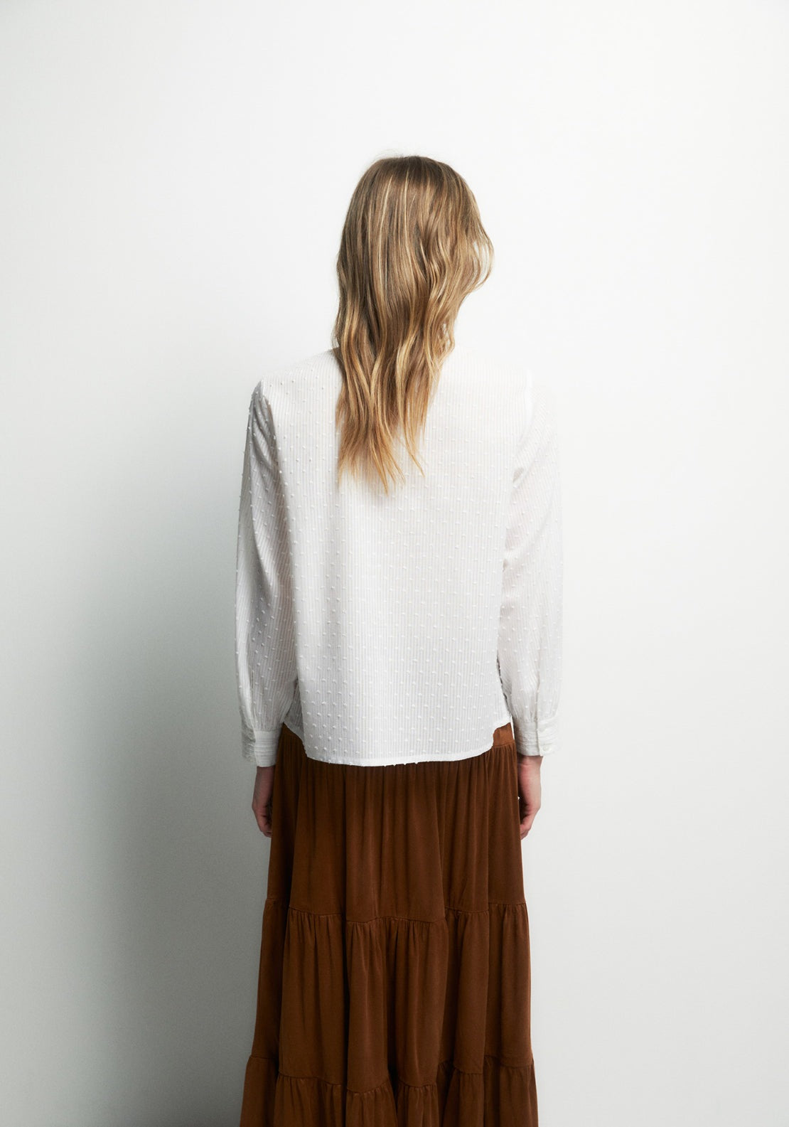 Romantic-Style Shirt - White