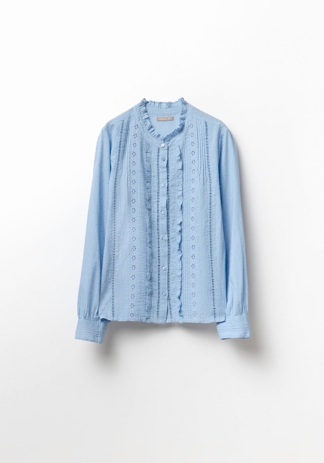 Romantic-Style Shirt - Blue
