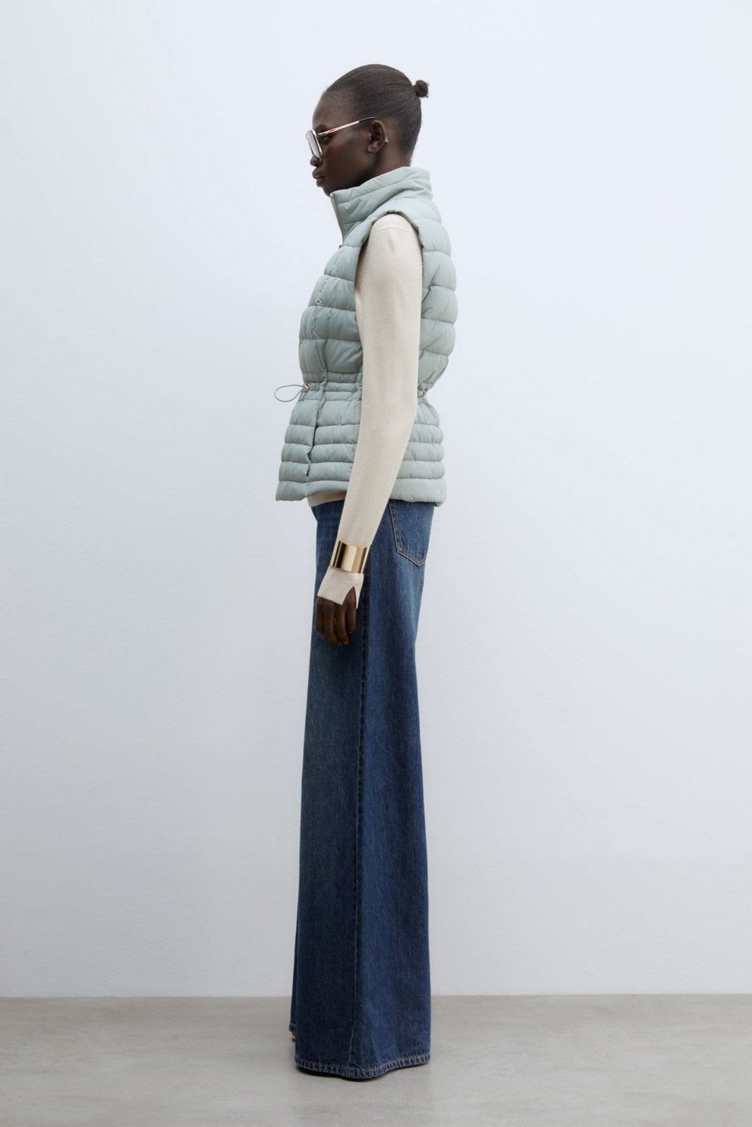 Sfera Quilted gilet - Green Light 5 Shaws Department Stores