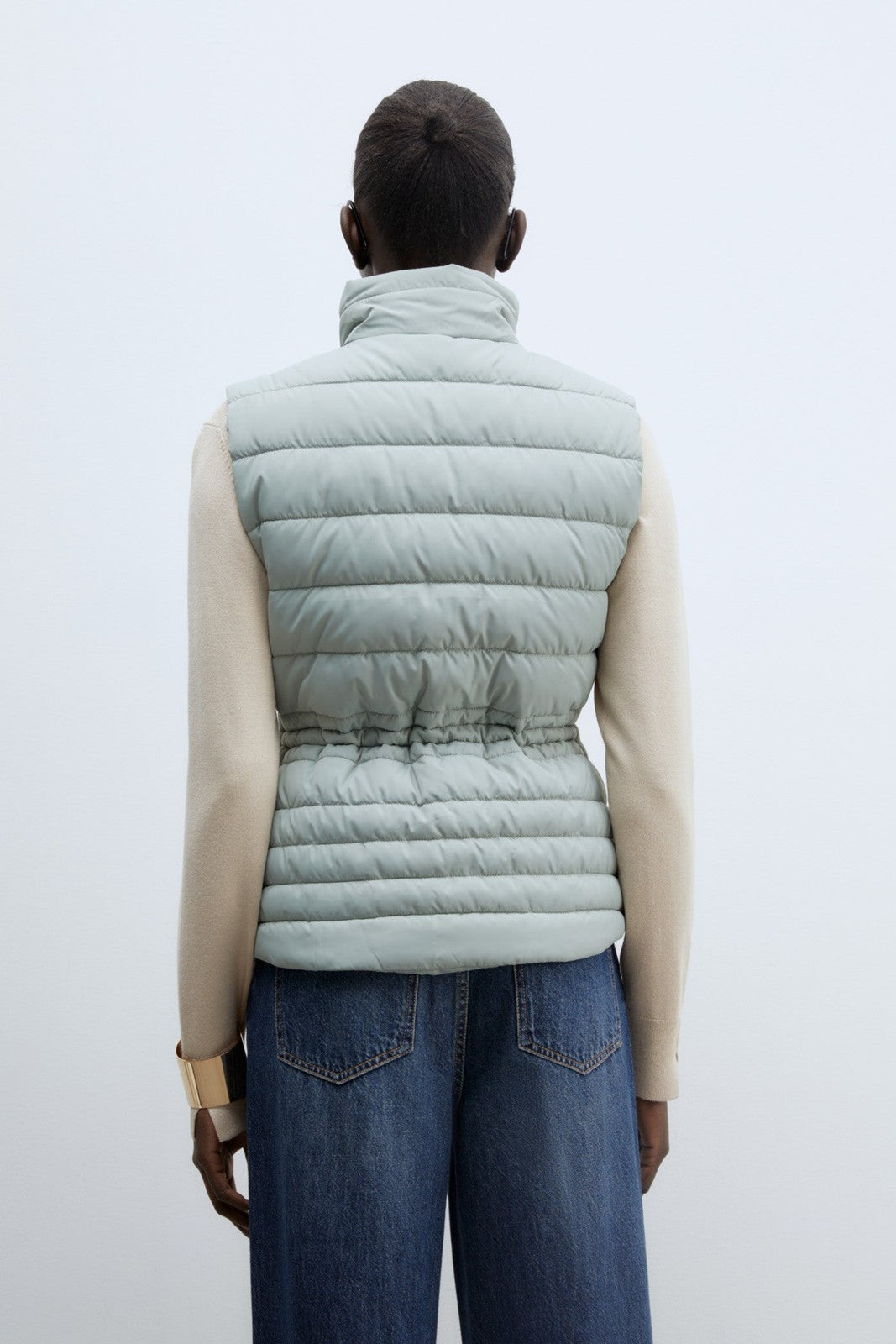 Sfera Quilted gilet - Green Light 6 Shaws Department Stores