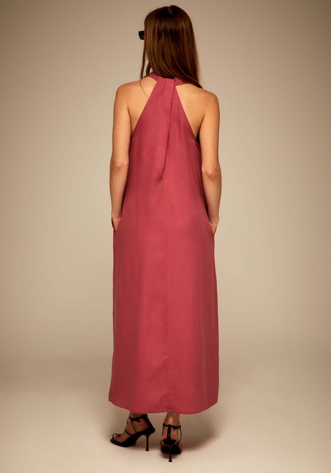 Sfera Back Knot Dress - Pink Acid 2 Shaws Department Stores