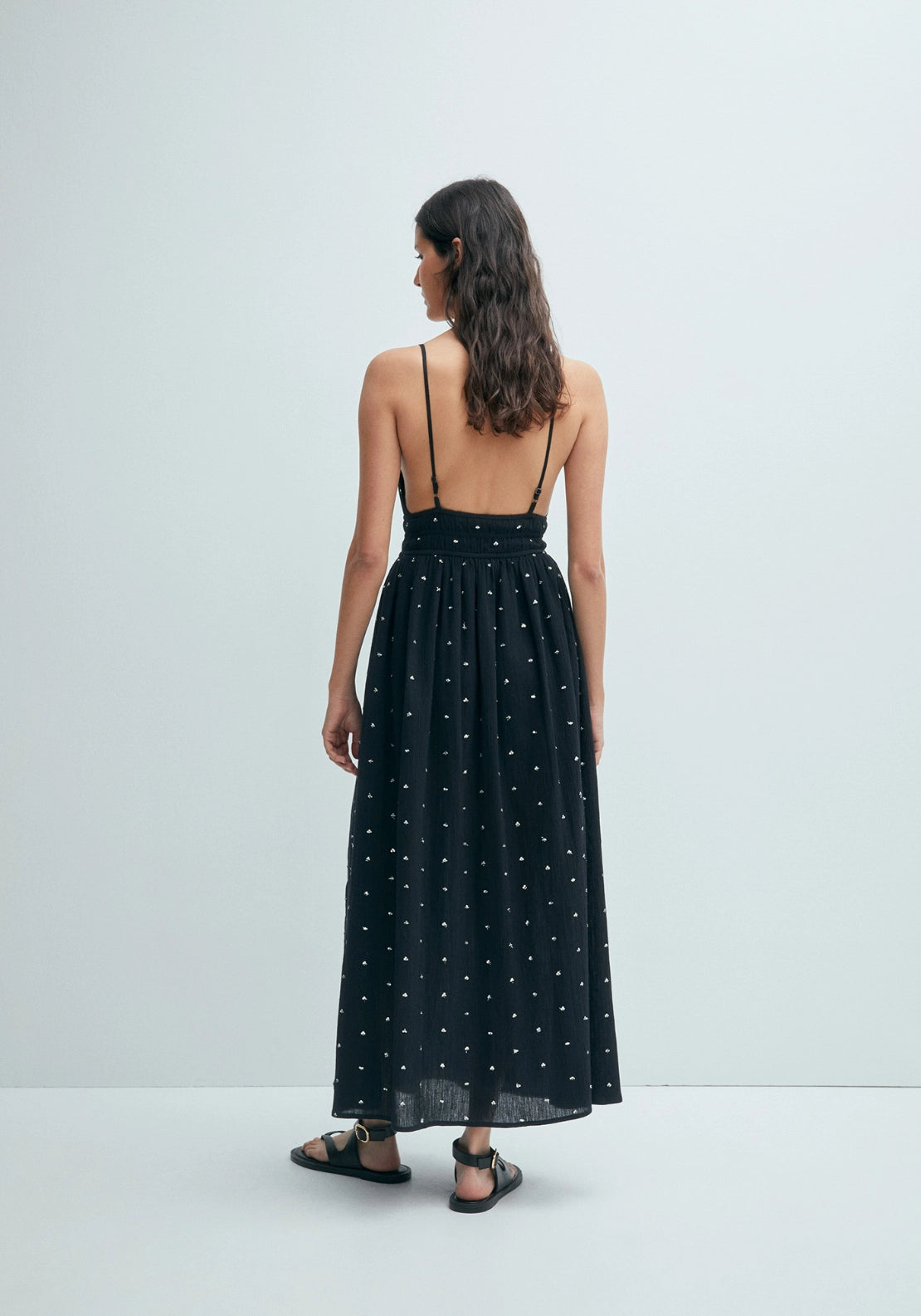 Sparkly Beaded Dress - Black