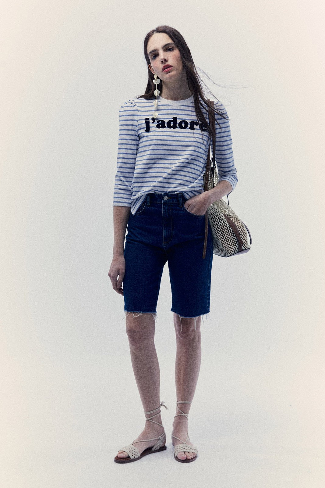 Sfera Stripes top - Blue 1 Shaws Department Stores