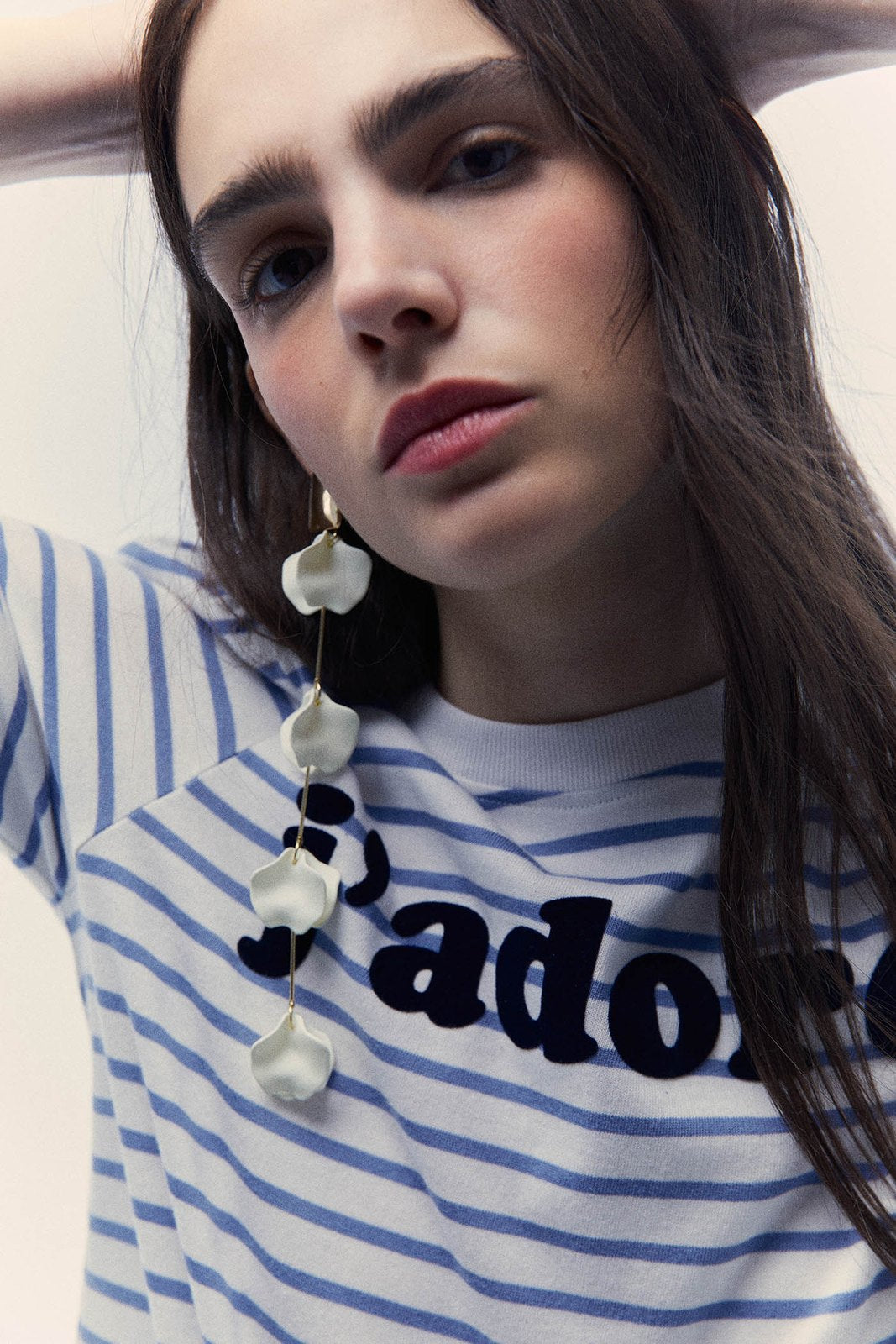 Sfera Stripes top - Blue 3 Shaws Department Stores