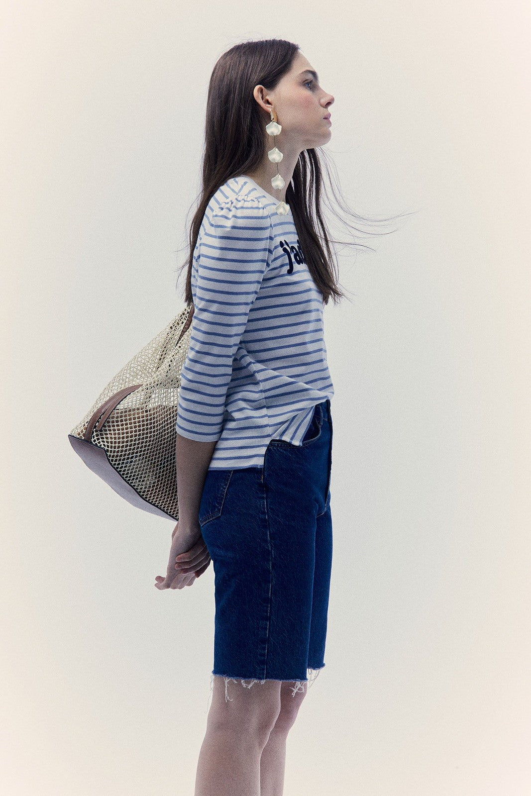Sfera Stripes top - Blue 4 Shaws Department Stores