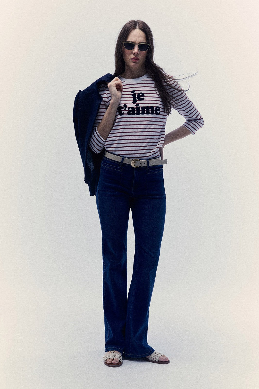 Sfera Stripes top - Red 1 Shaws Department Stores