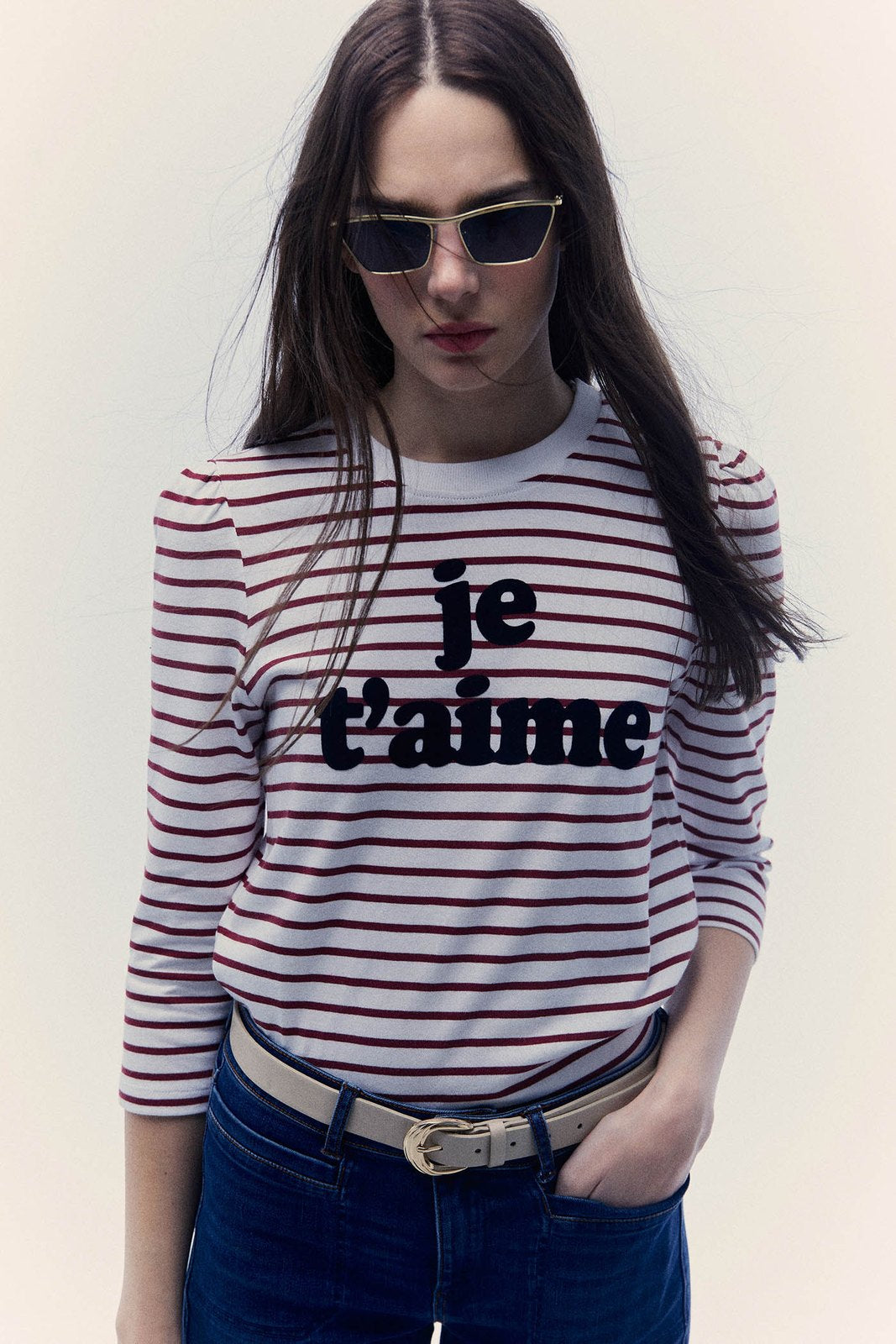 Sfera Stripes top - Red 2 Shaws Department Stores