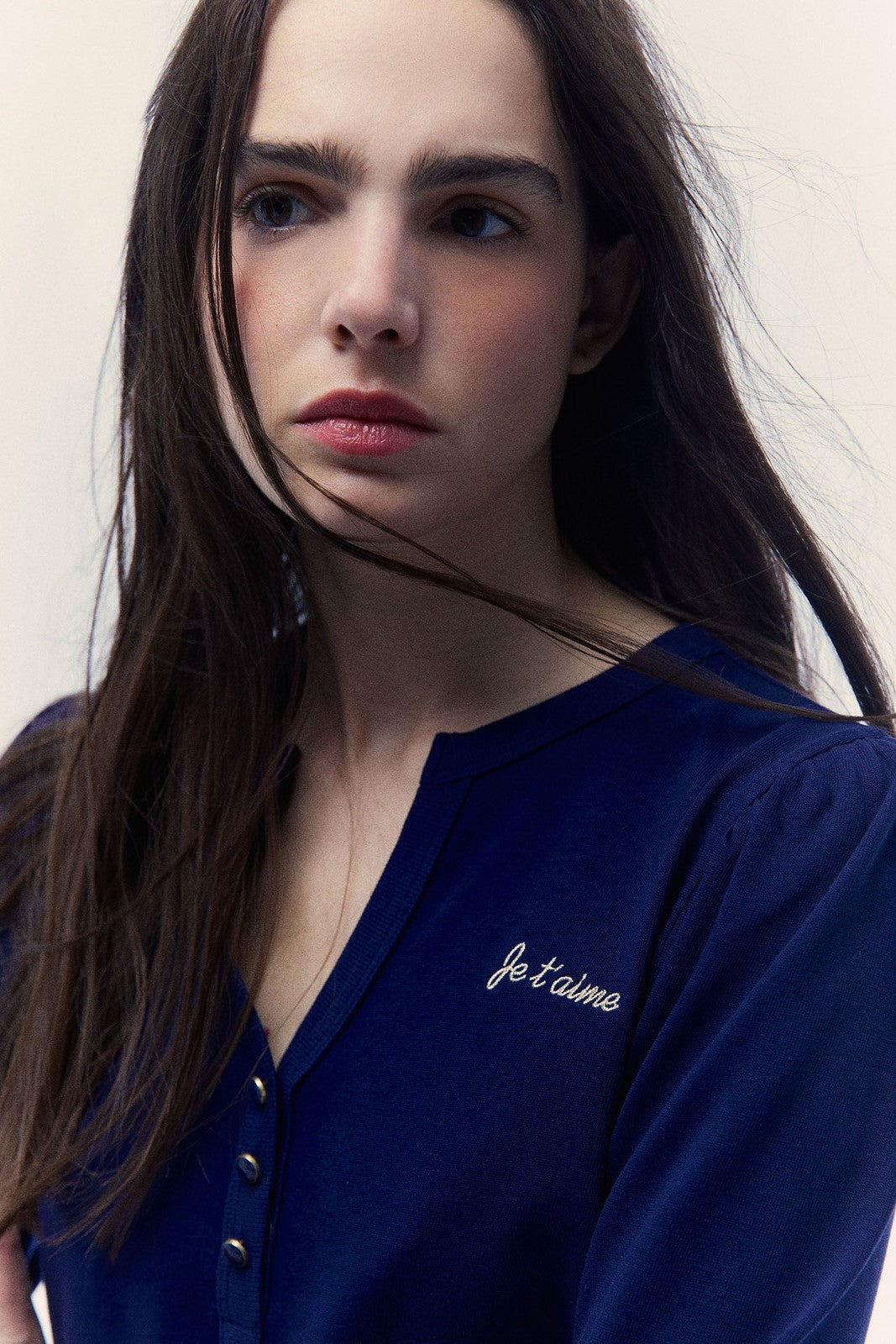 Sfera Henley shirt - Navy 3 Shaws Department Stores