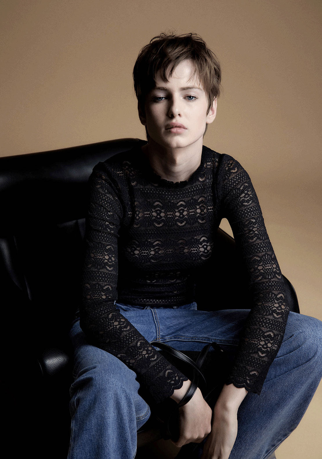Lace Top - Black