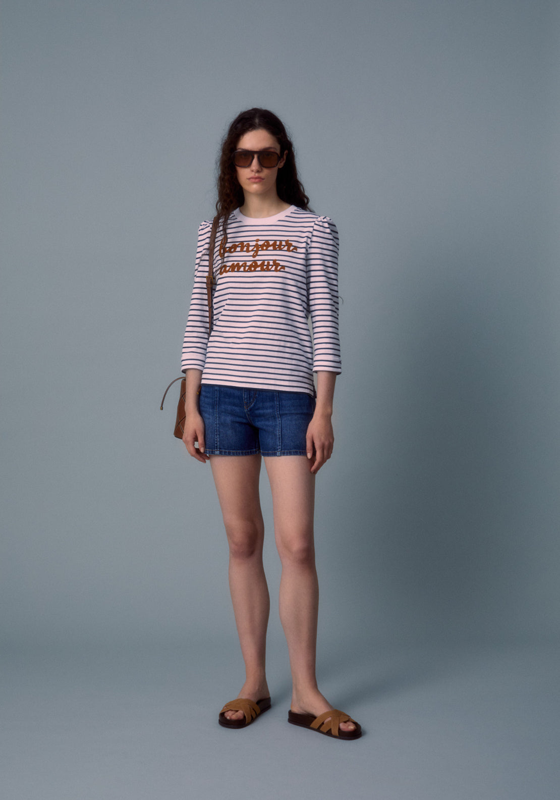 Striped Crew T-Shirt - Blue