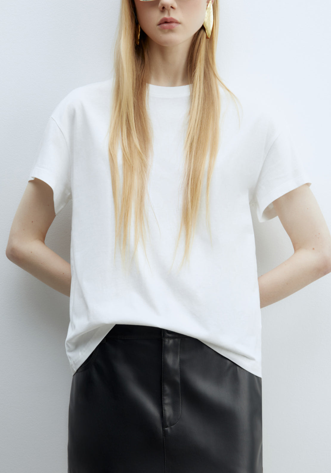 Sfera Plain T-shirt - White 4 Shaws Department Stores