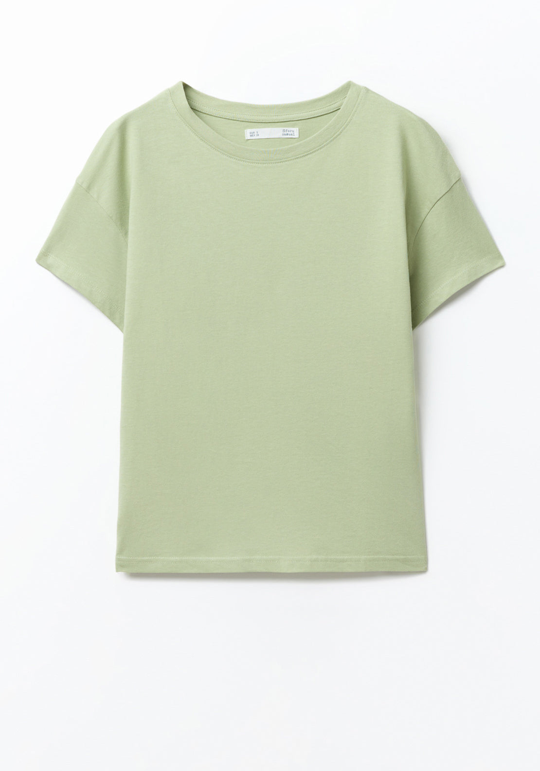 Sfera Plain T-shirt - Green 5 Shaws Department Stores
