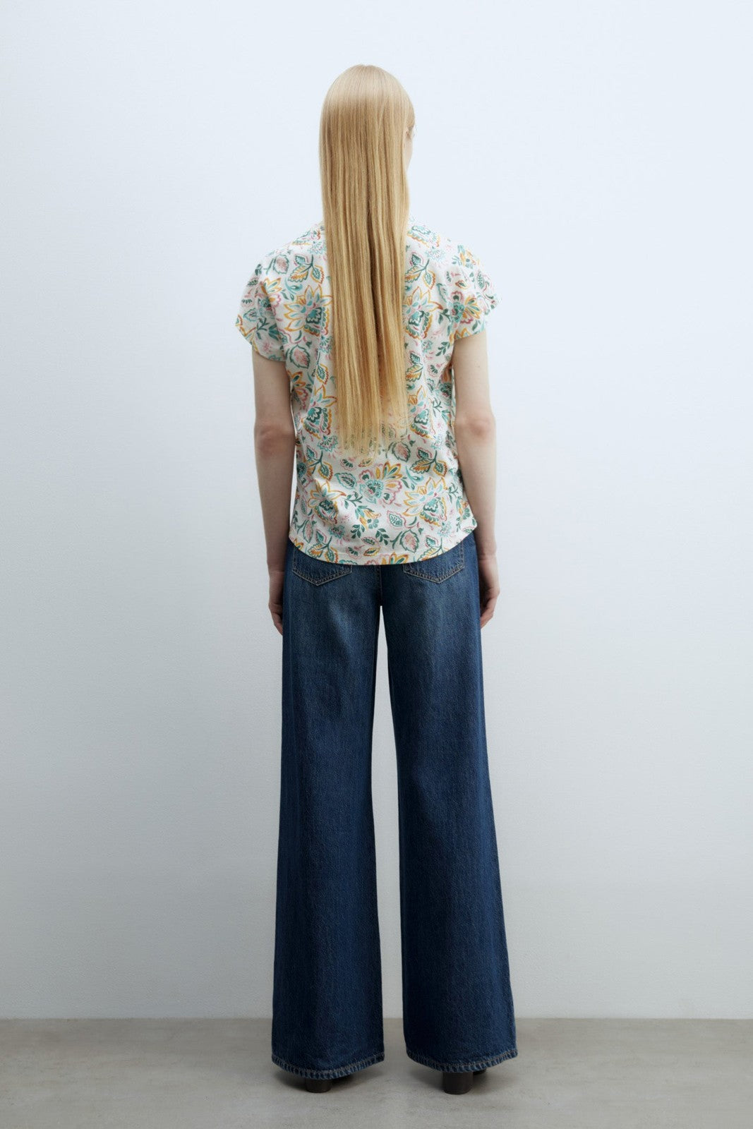 Sfera Printed T-shirt - Print Green 5 Shaws Department Stores