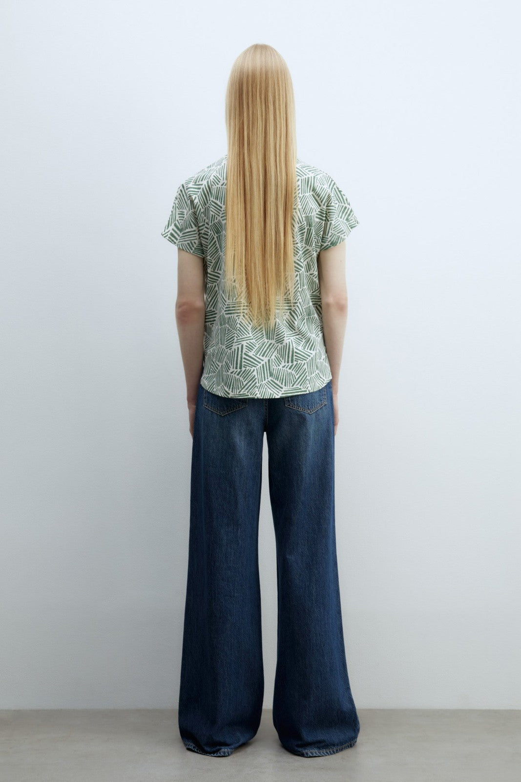 Sfera Printed T-shirt - Green 4 Shaws Department Stores