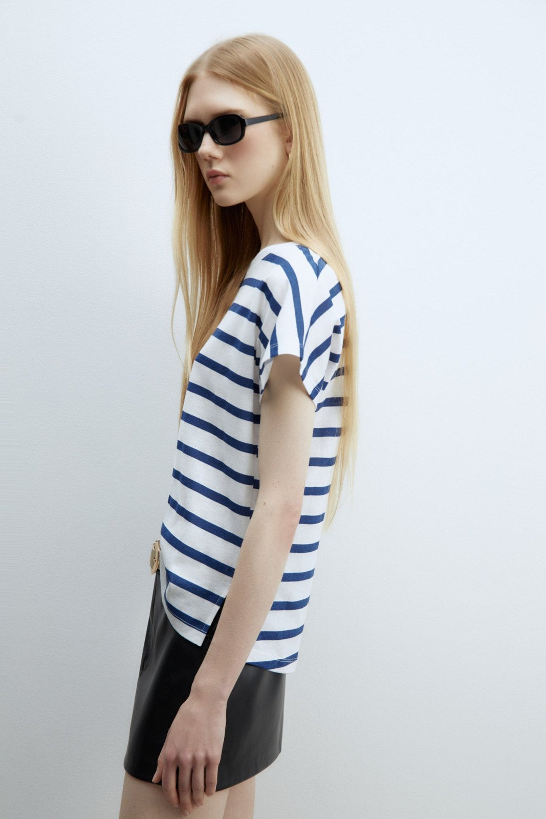 Sfera Printed T-shirt - Print Blue 4 Shaws Department Stores