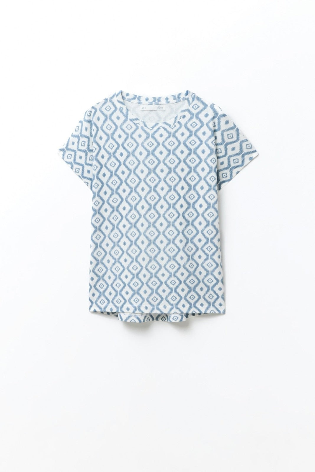 Sfera Printed T-shirt - Print Blue 6 Shaws Department Stores