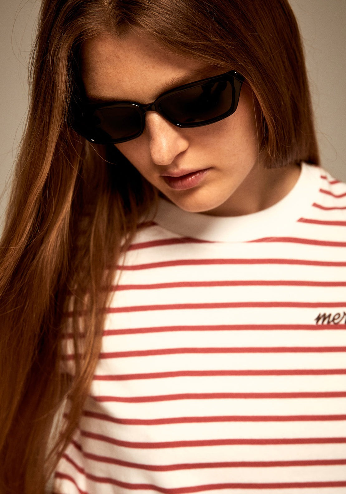 Sfera Stripes T-Shirt - Red 5 Shaws Department Stores