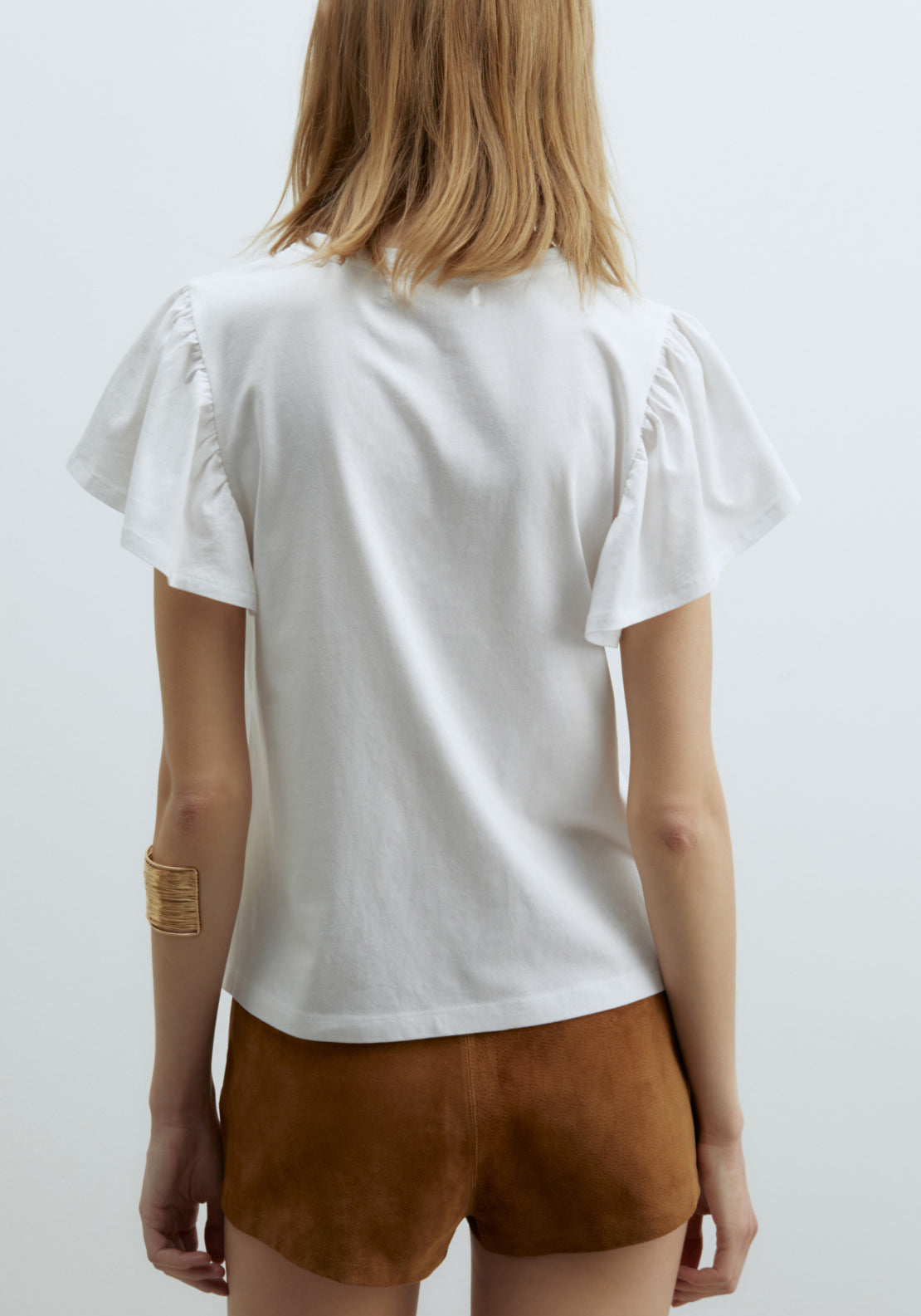 Sfera Embroidered T-Shirt - White 2 Shaws Department Stores