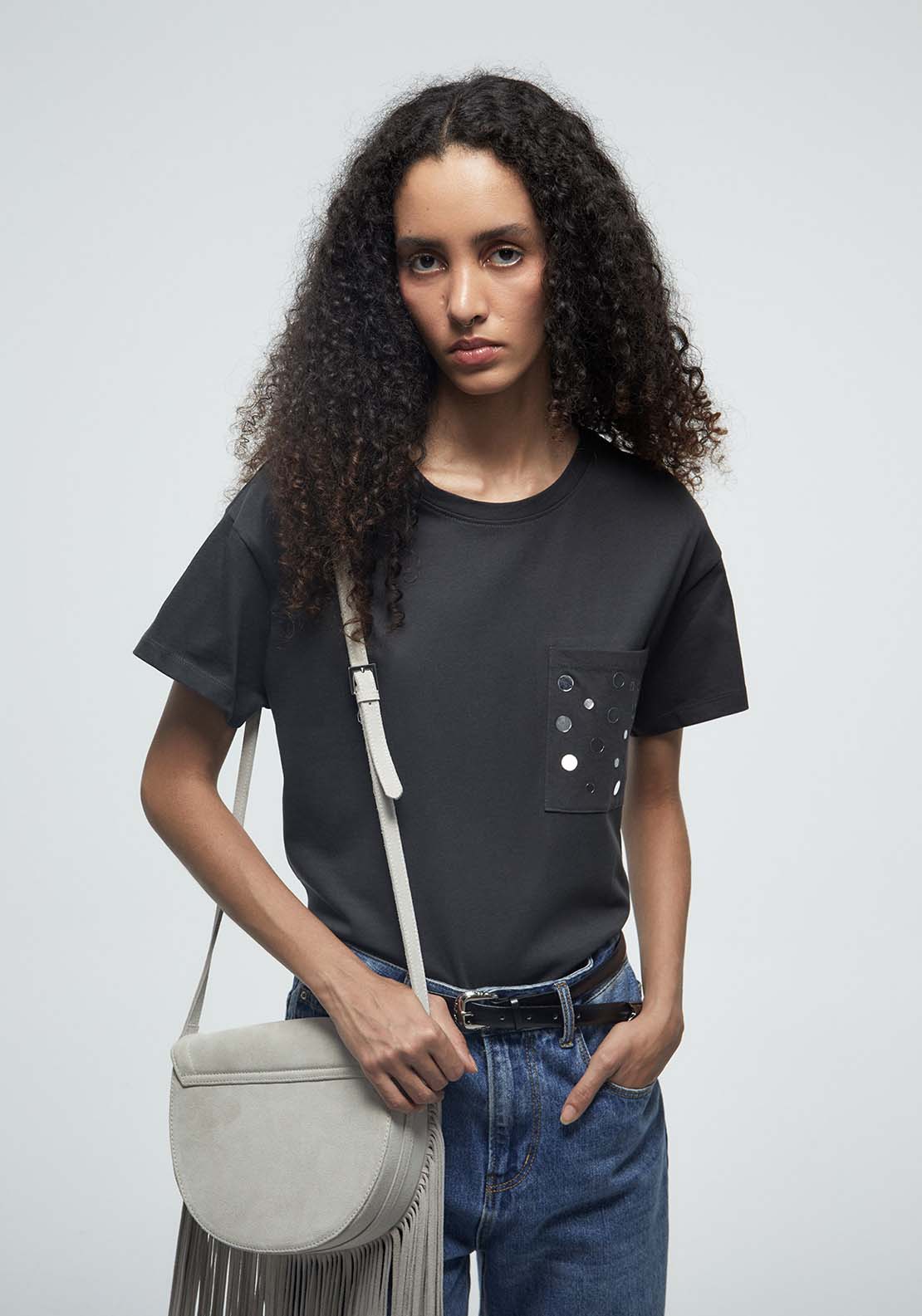 Crystals T-Shirt - Black