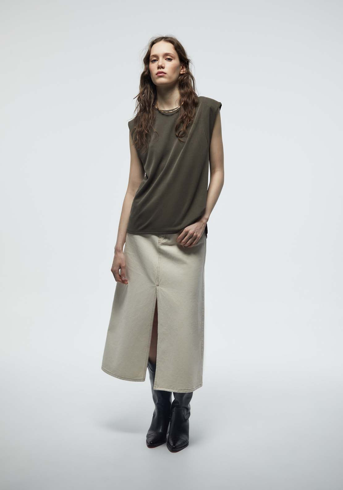 Cupro Top - Green