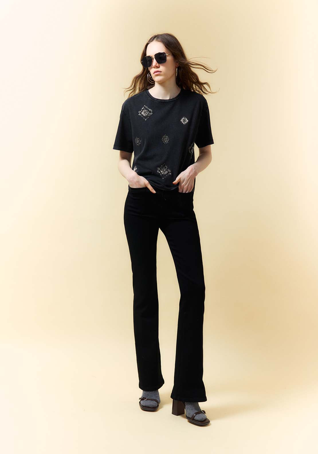 Sparkly T-Shirt - Grey Light