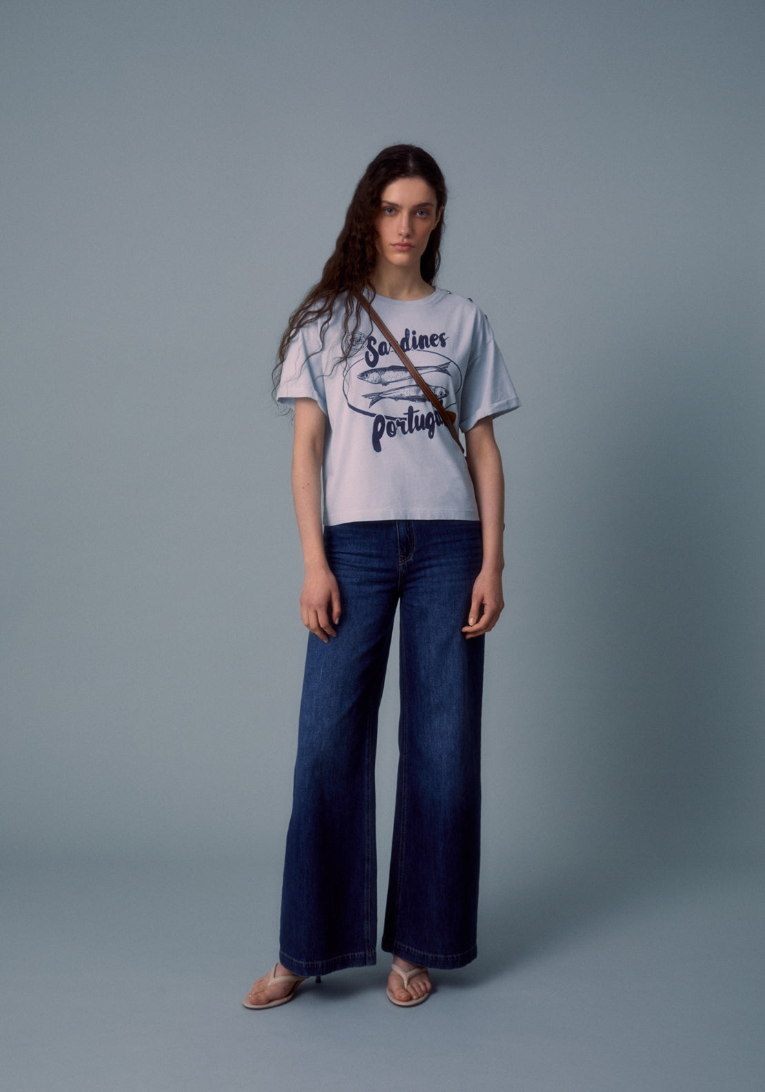 Cotton Sardine T-Shirt - Blue