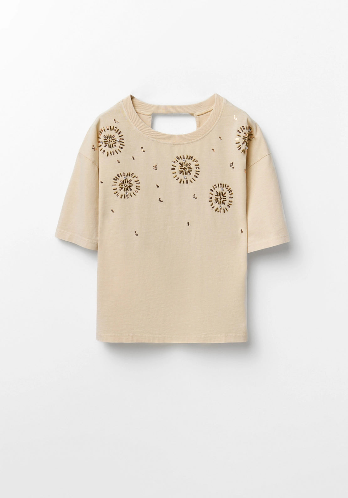 Sparkly Tee - Cream