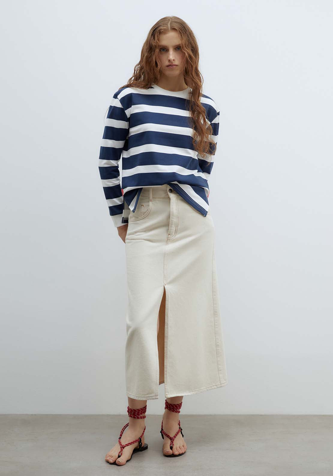 Sfera Basic printed sweatshirt - Print Marin 2 Shaws Department Stores