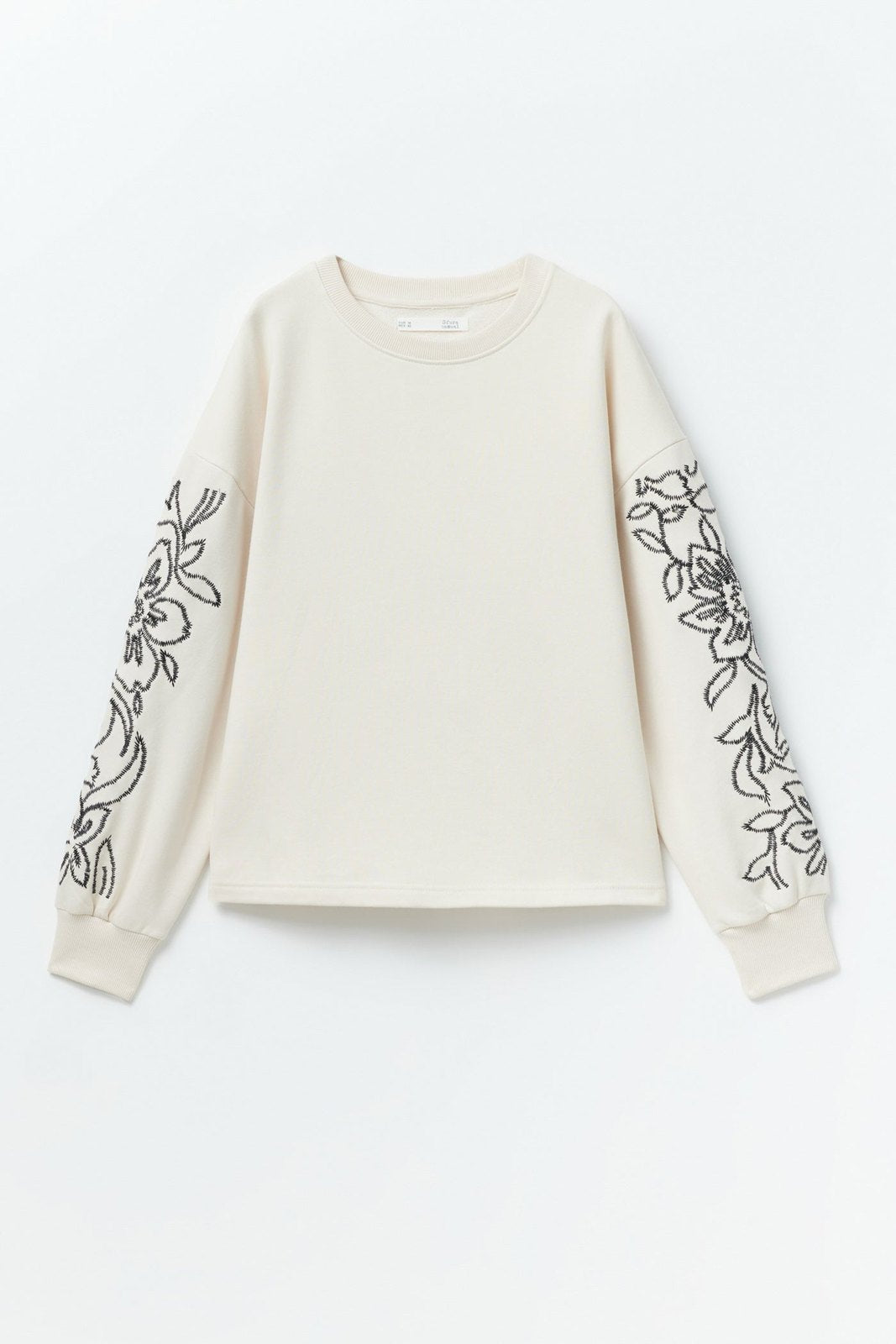 Sfera Embroidered sweatshirt set - Beige 6 Shaws Department Stores