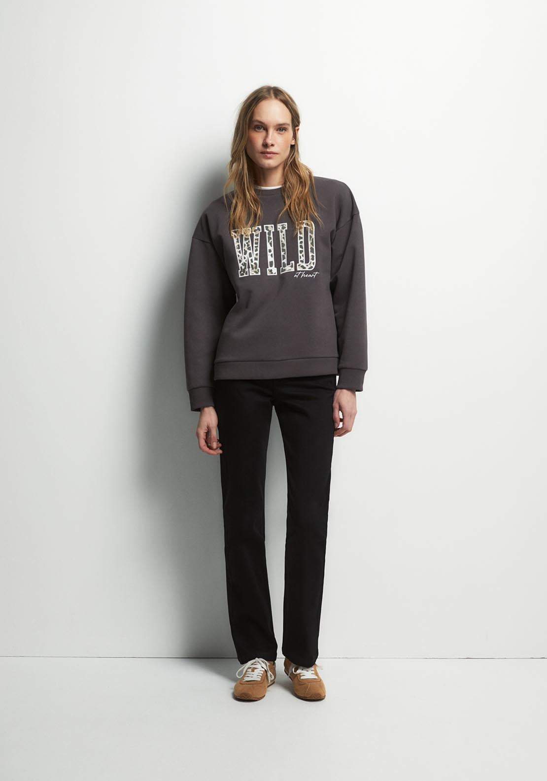 Printed Sweatshirt - Grey