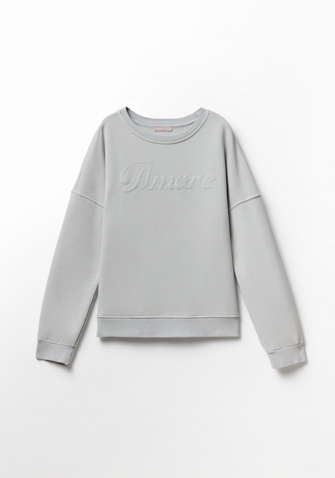 Faded Appliqué Sweatshirt - Blue