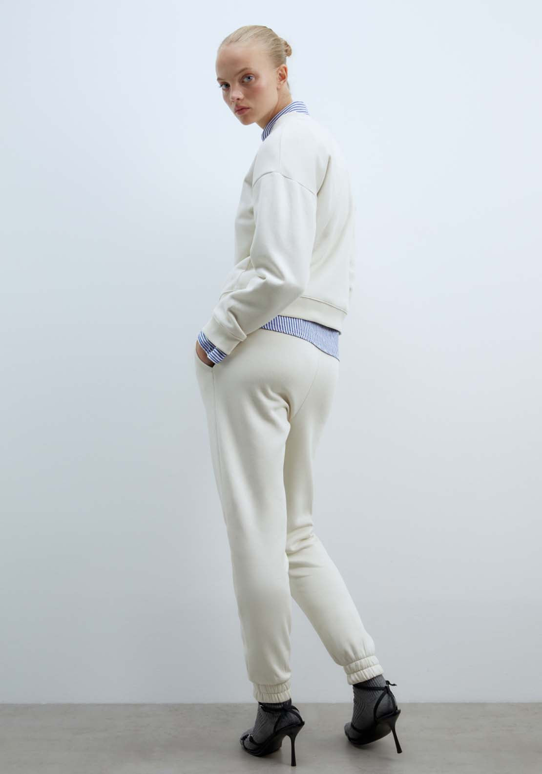 Sfera Basic Trousers - Beige 5 Shaws Department Stores