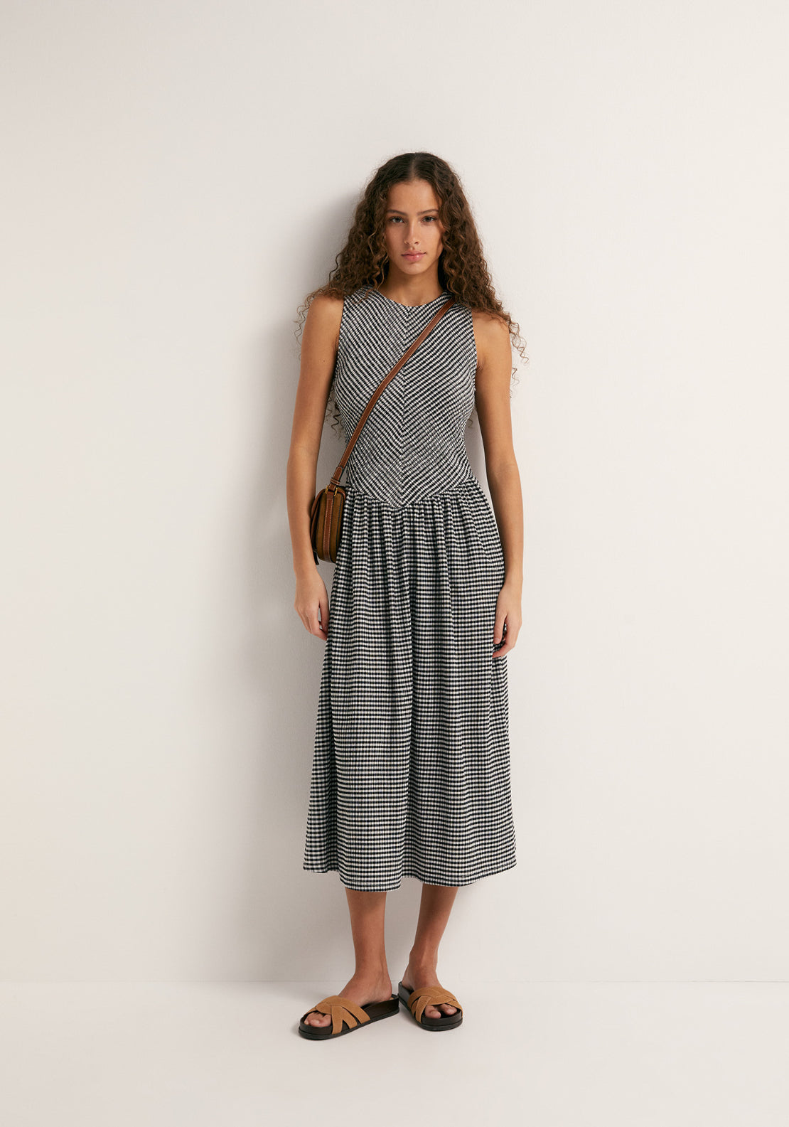 Smocked Dress - Black