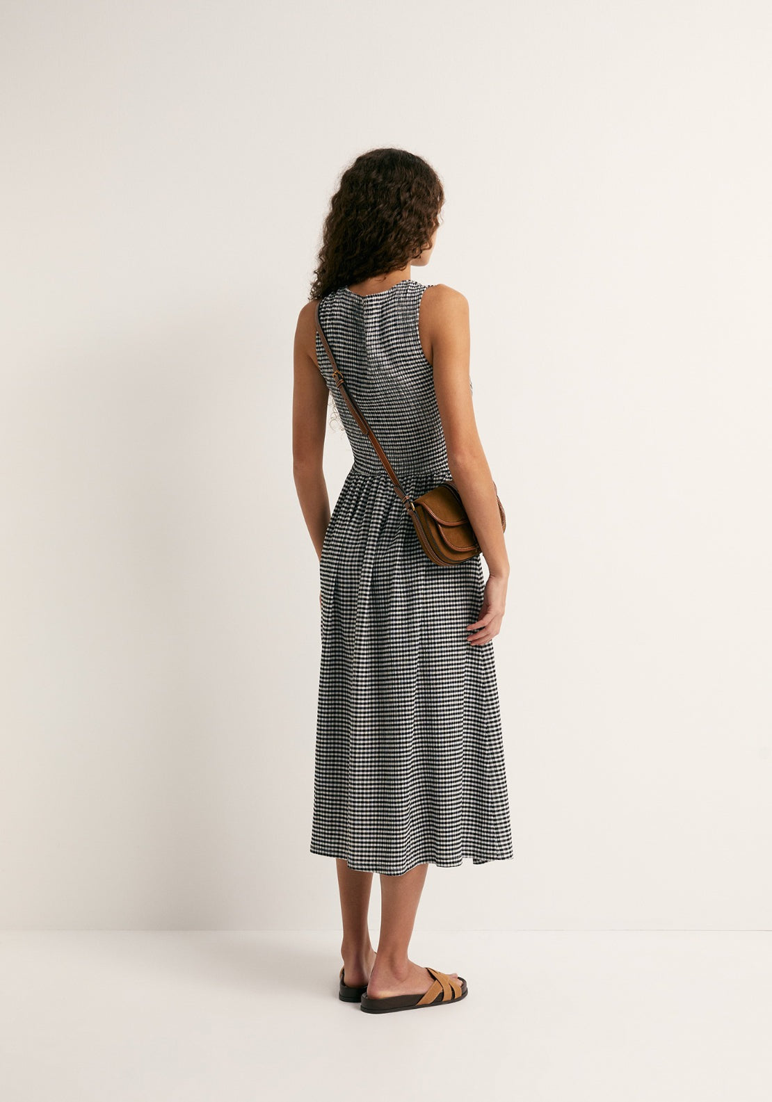 Smocked Dress - Black