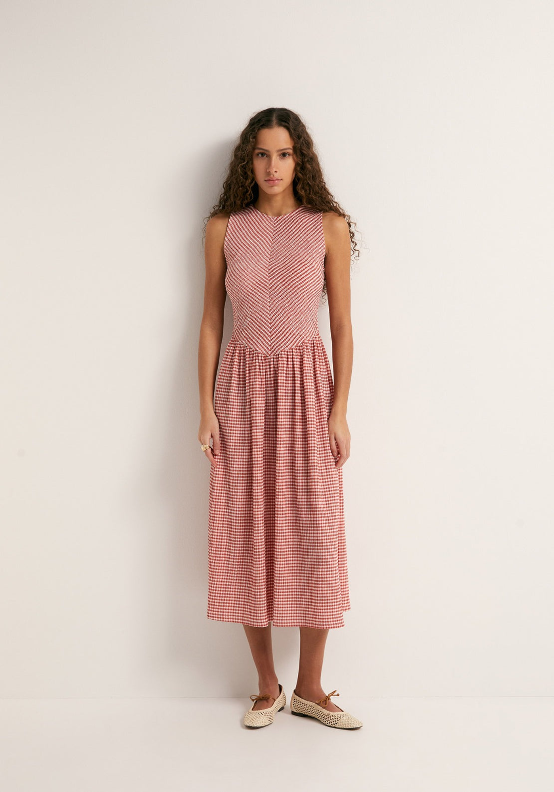 Smocked Dress - Pink