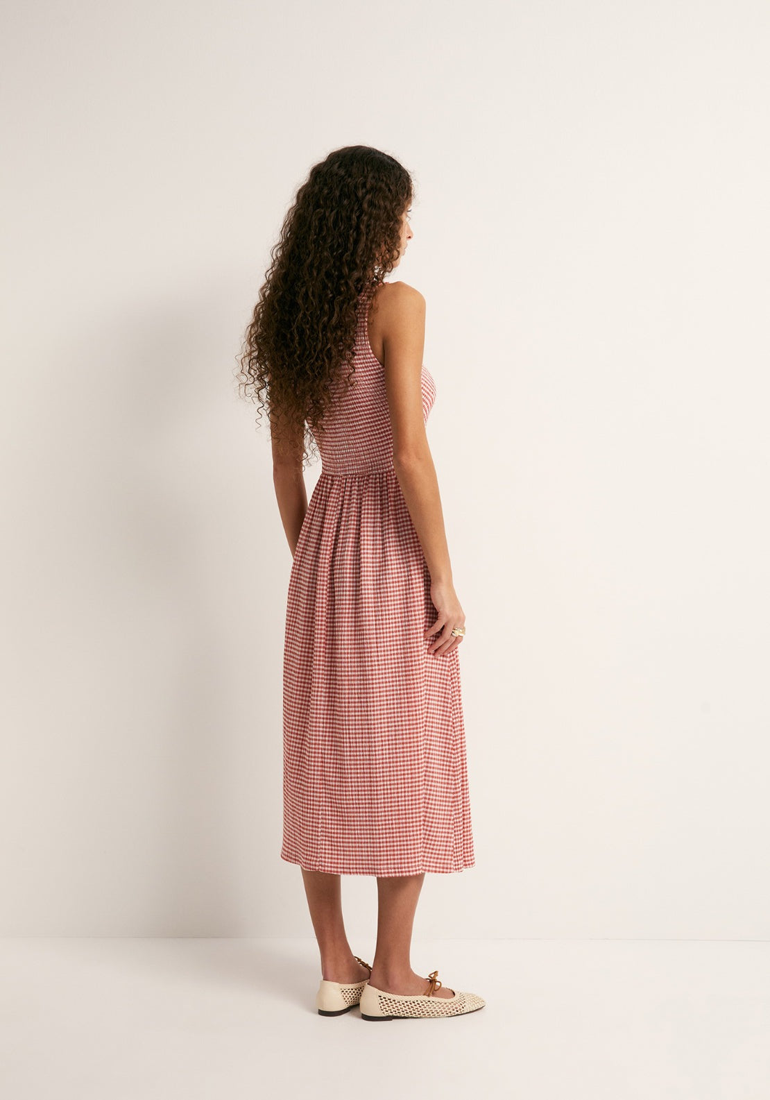 Smocked Dress - Pink