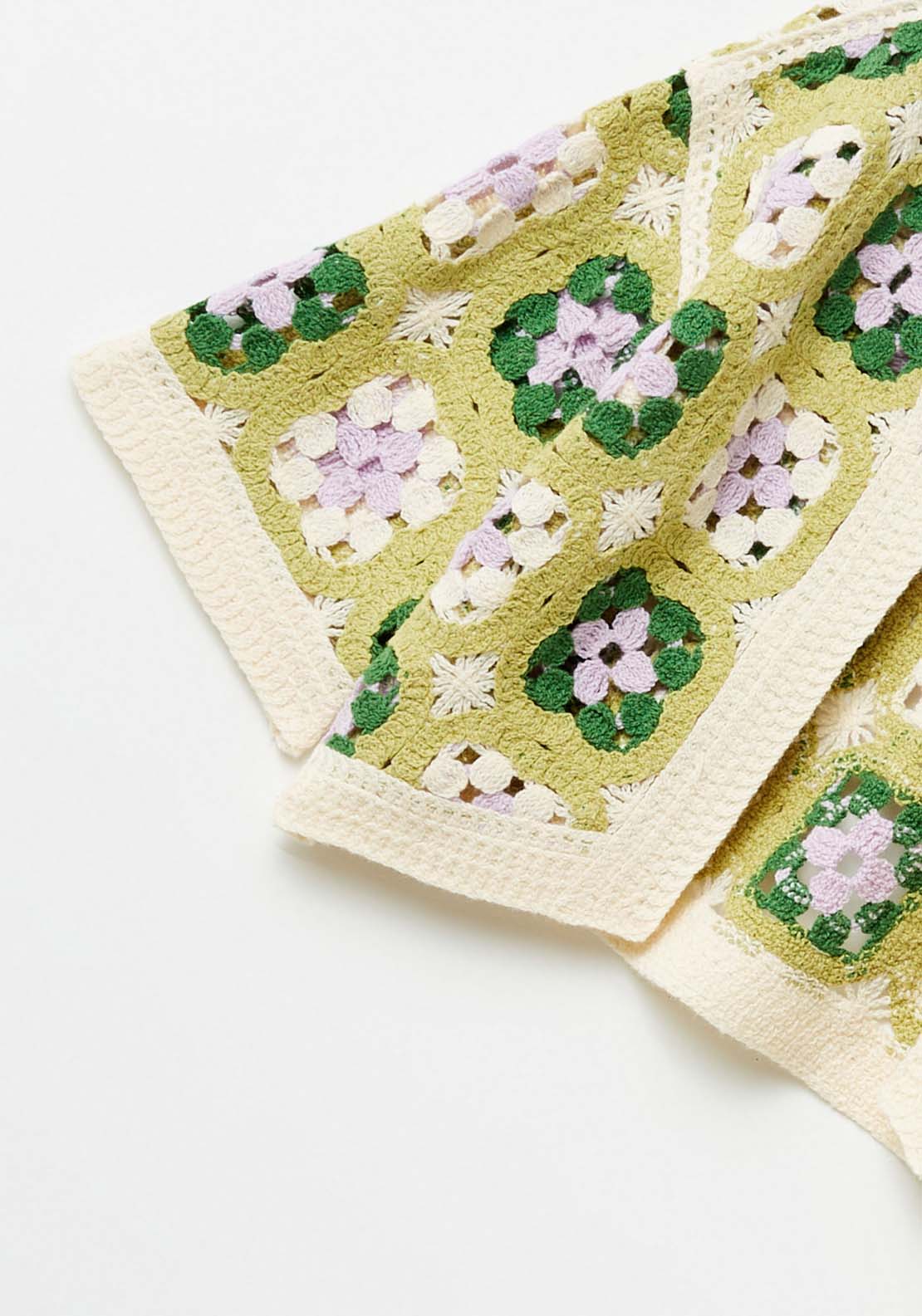 Sfera Crochet Kimono - Green 4 Shaws Department Stores