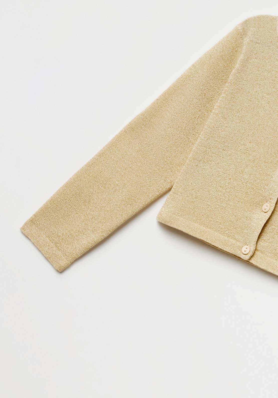 Sfera Girls Basic cardigan - Gold 2 Shaws Department Stores