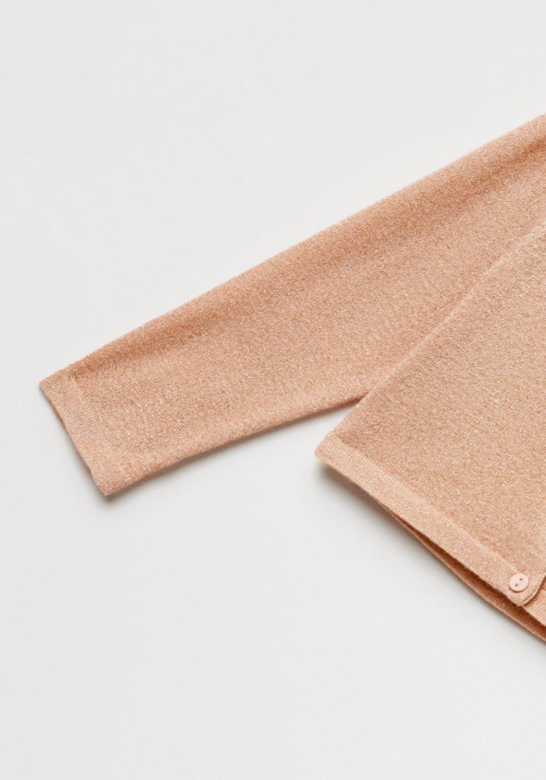 Sfera Girls Basic cardigan - Pink 4 Shaws Department Stores