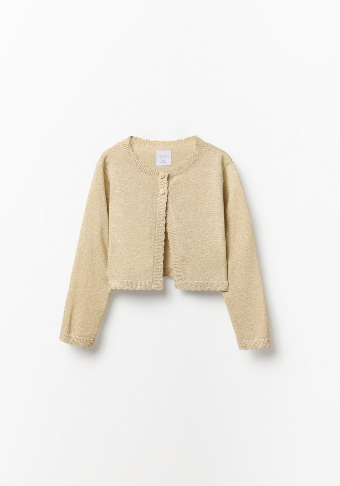 Tricot Cardigan - Gold