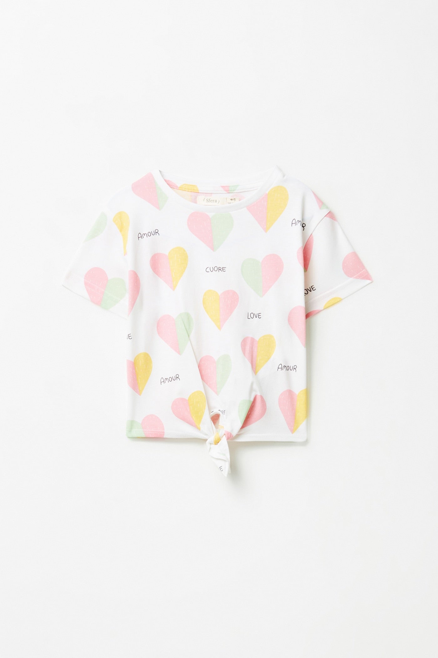 Sfera Love Heart Tshirt - White 1 Shaws Department Stores