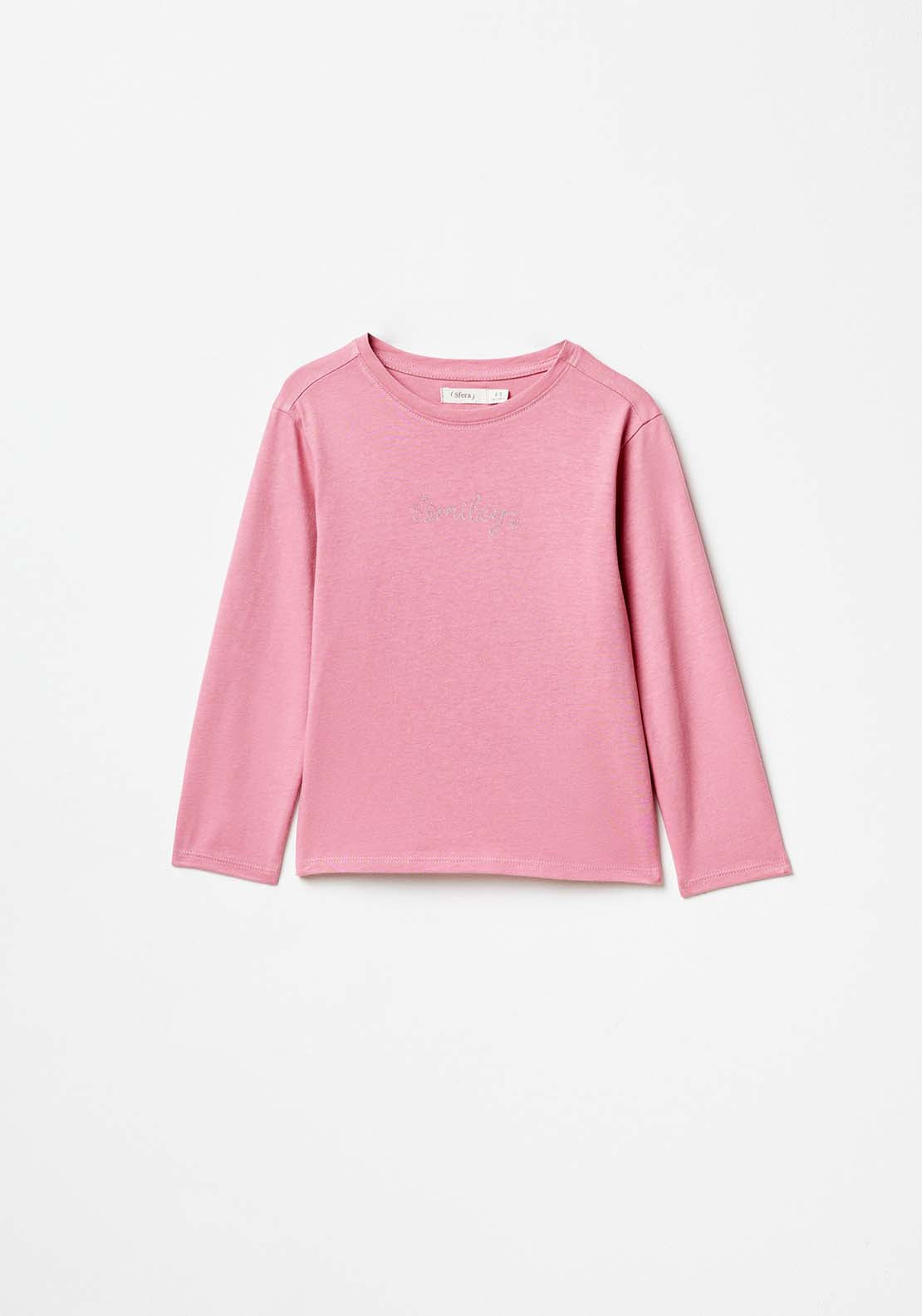 Sfera Girls Smile Tshirt - Pink 1 Shaws Department Stores