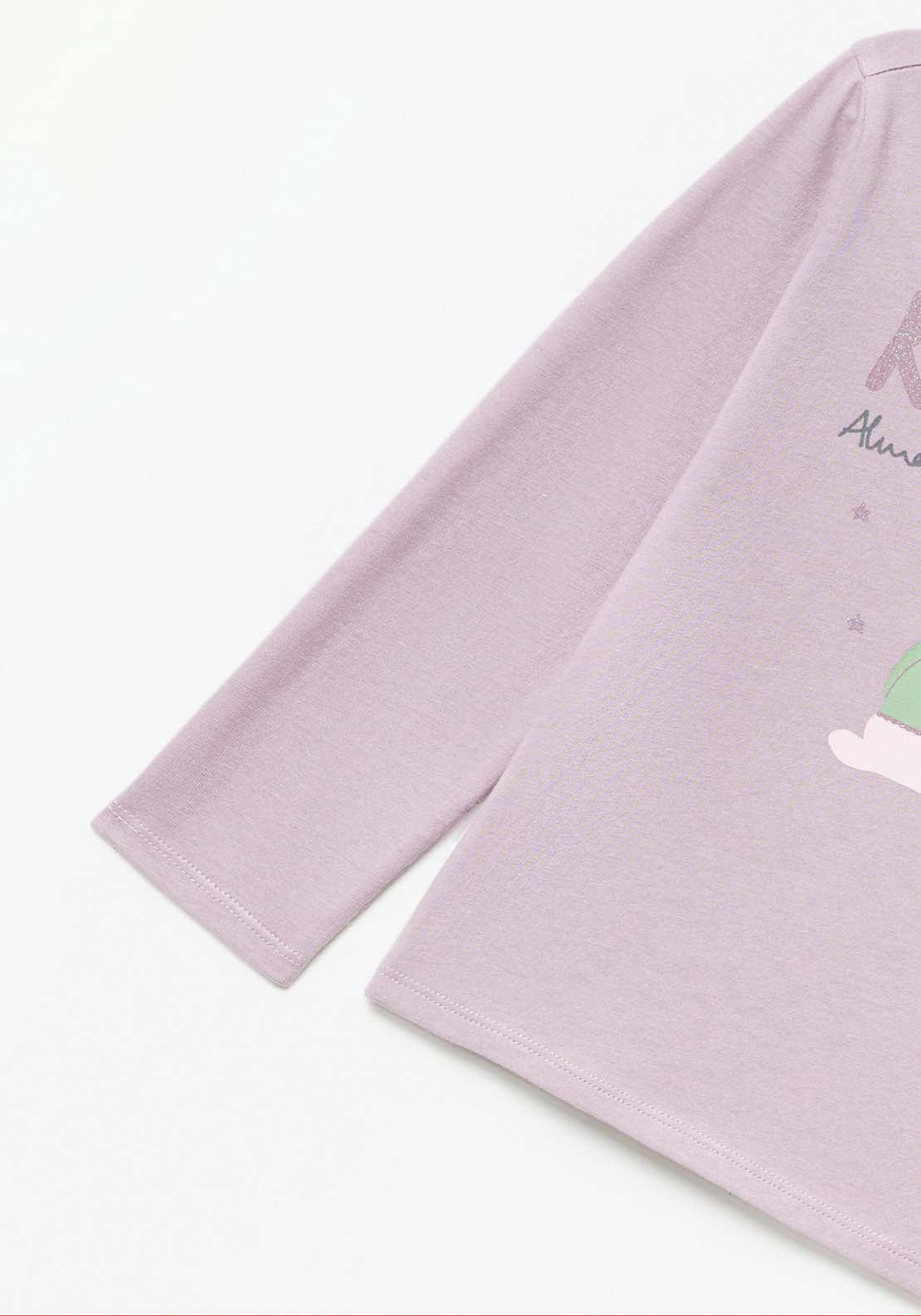 Sfera Long Sleeve Bunny Tshirt - Purple Light 3 Shaws Department Stores