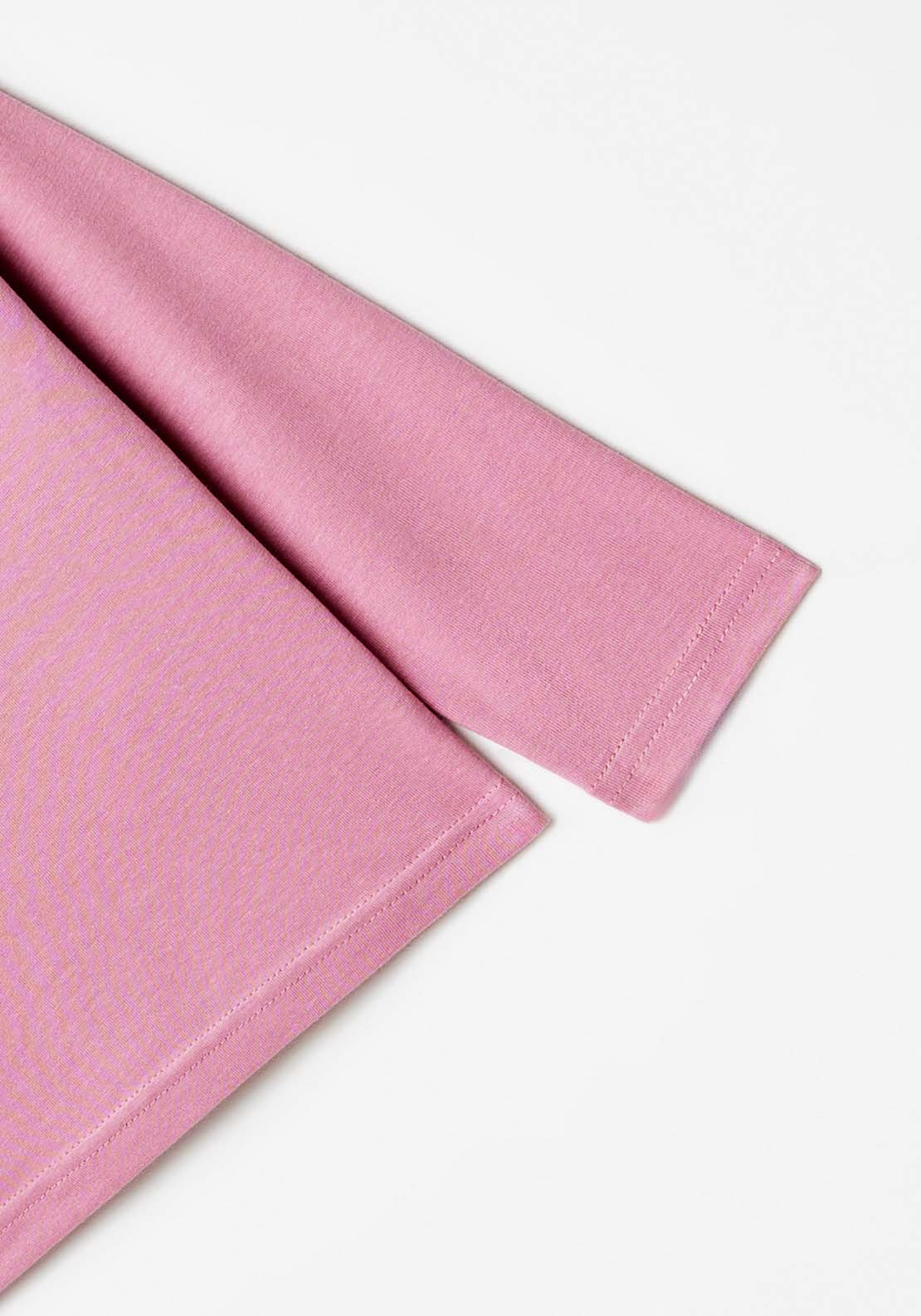 Sfera Long Sleeve Fox Tshirt - Pink 3 Shaws Department Stores