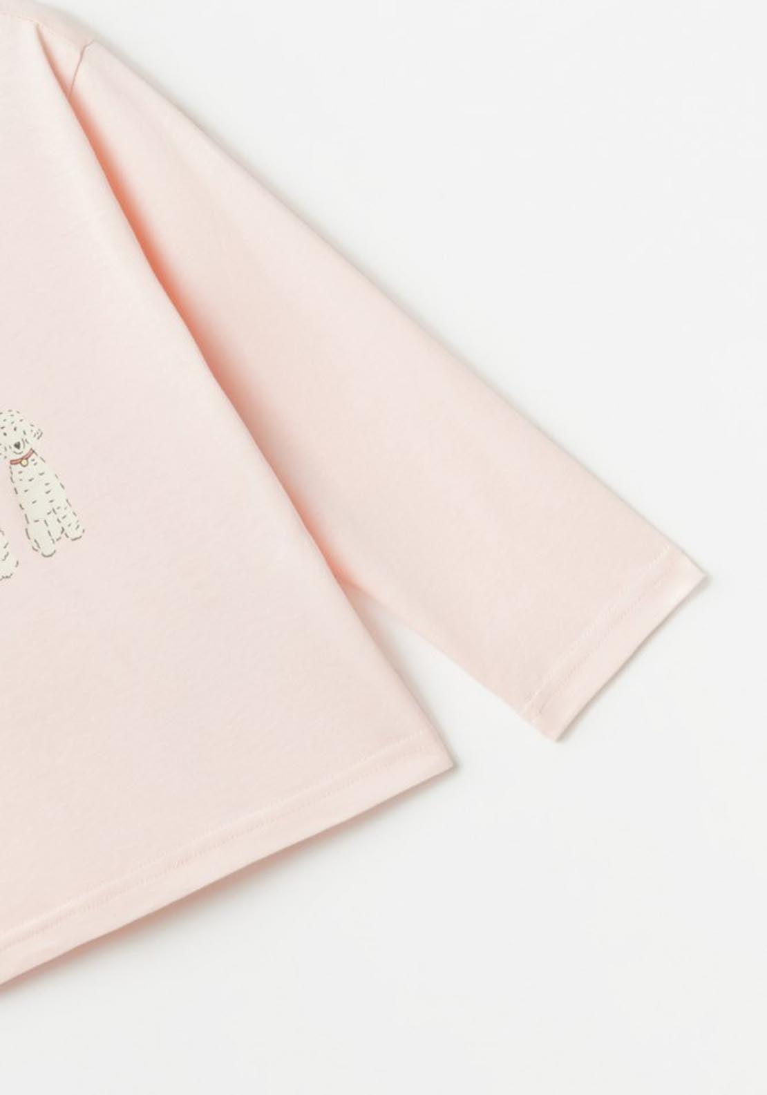 Sfera Girls Long-sleeved T-shirt - Pink Light 3 Shaws Department Stores