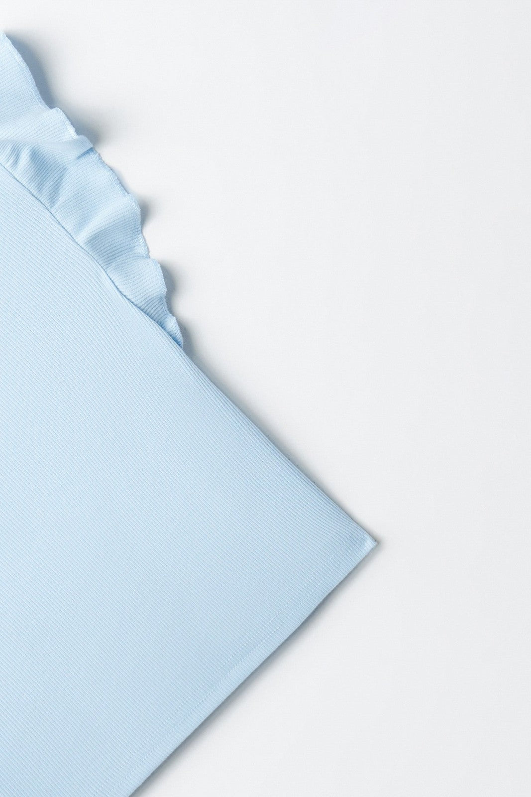 Sfera Ruffled sleeves top - Blue 4 Shaws Department Stores