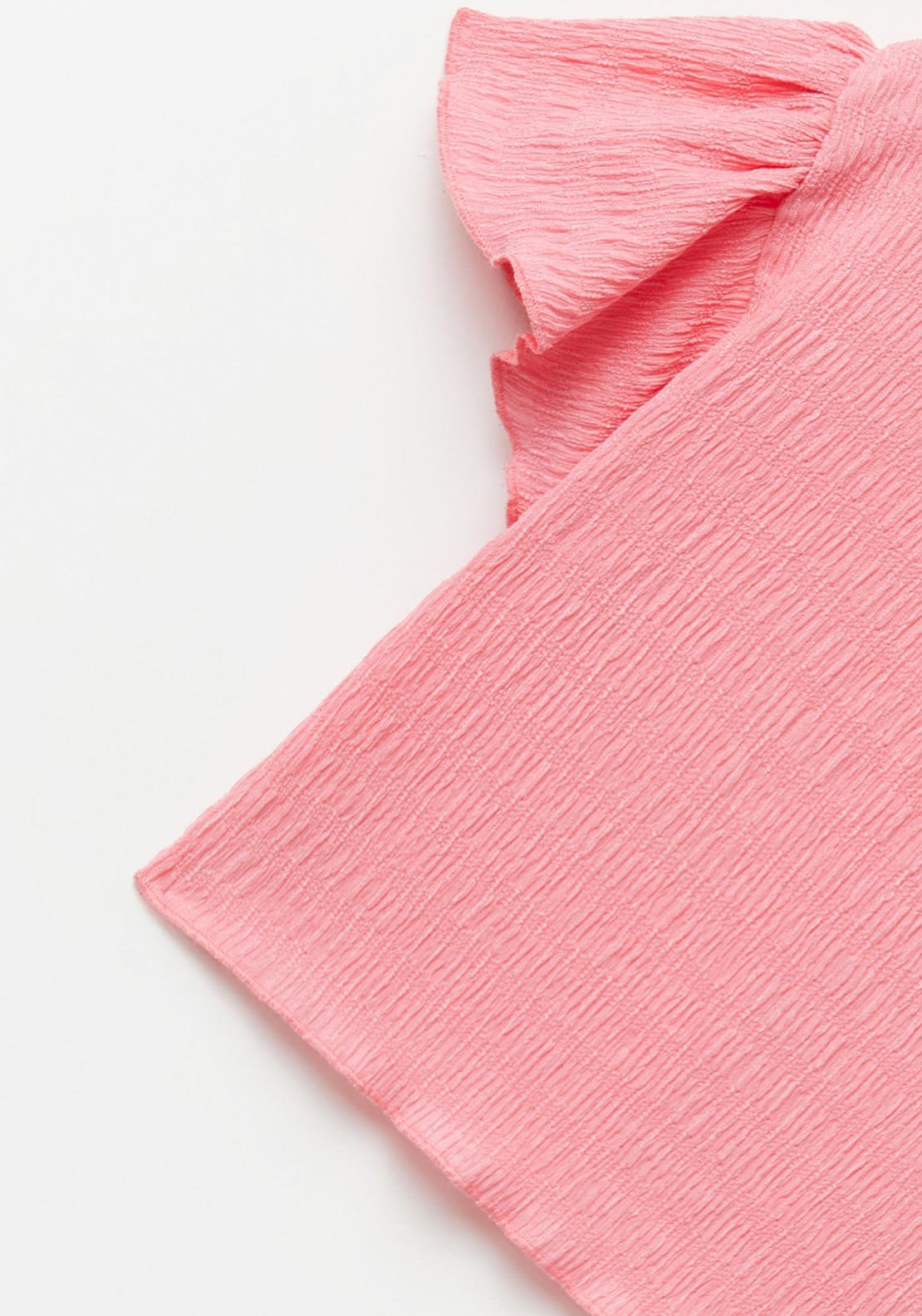 Sfera Wrinkle-Effect Top - Fuchsia 3 Shaws Department Stores