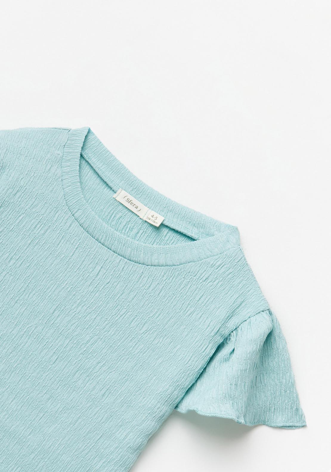 Sfera Wrinkle-Effect Top - Green 2 Shaws Department Stores